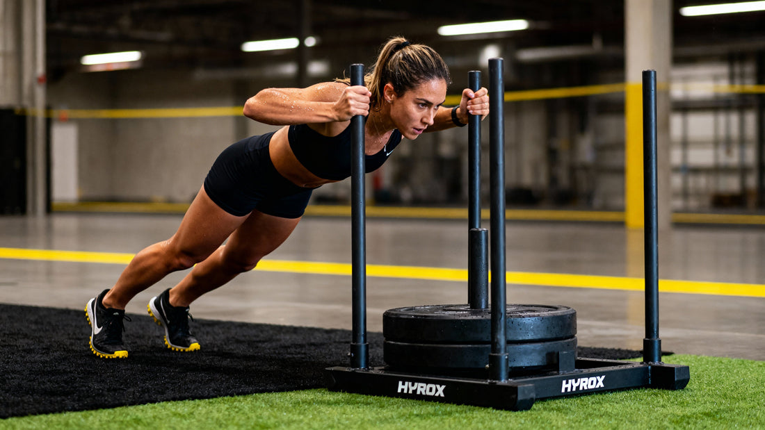 Hyrox Sled Push Masterclass: Die Technik, um 152 kg zu dominieren