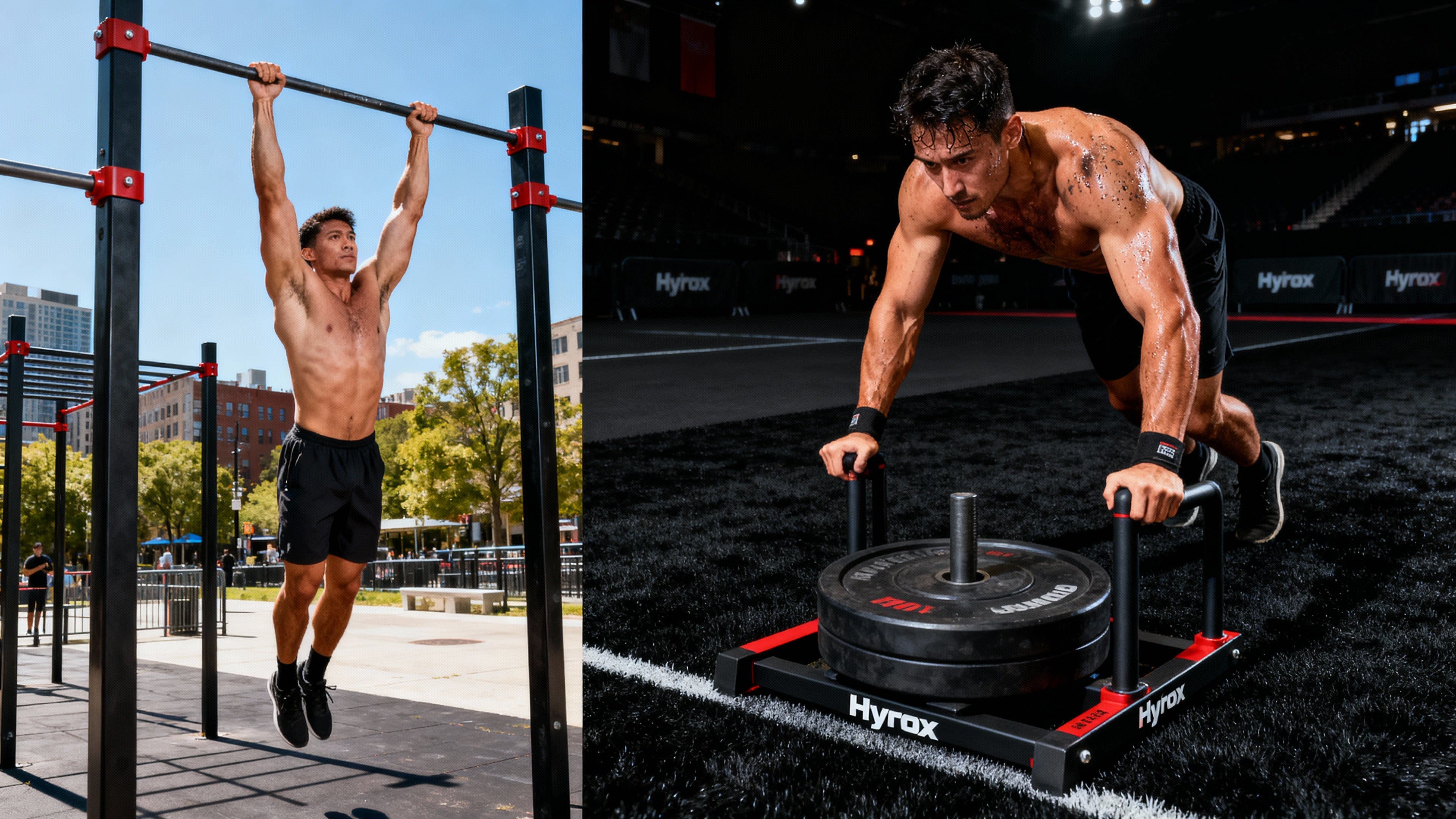 Calisthenics vs. Hyrox: Warum Street-Workout-Athleten die Arena dominieren können